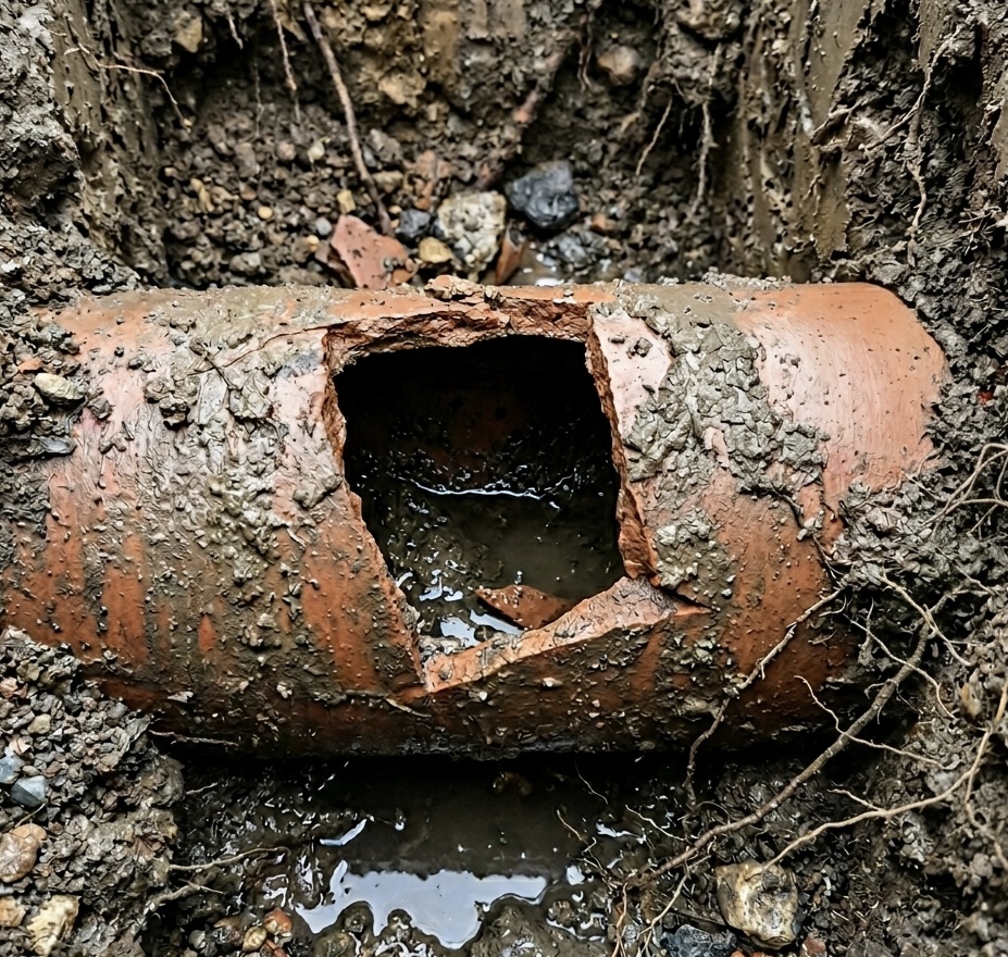 Collapsed Drain in St Neots